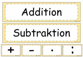 Vorschau - Fördermaterial/Inklusion - Fachbegriffe Rechenarten Mathematik - Seite 3