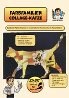 Vorschau - Stundenentwürfe - Kunstprojekt „Farbfamilien Katze“ – Schritt für Schritt Anleitung inkl. 5 Vorlagen - Deckblatt