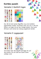 Vorschau - Arbeitsblätter - Karneval Fasching - lesen mit Kostümen (Klasse 1/2) - Seite 2