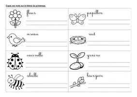 Aperçu - Apprentissages en autonomie - Lecture / Ecriture printemps (maternelle, CP, inclusion) - Page 2