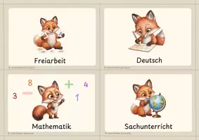 Vorschau - Poster - Classroom Management | Fuchsklasse | Wachsendes Paket - Seite 1