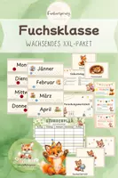 Vorschau - Poster - Classroom Management | Fuchsklasse | Wachsendes Paket - Deckblatt