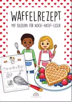 Vorschau - Poster - Waffelrezept mit Bildern – Backen im Kindergarten – Schritt für Schritt - Deckblatt