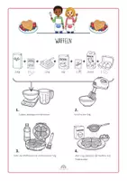 Vorschau - Poster - Waffelrezept mit Bildern – Backen im Kindergarten – Schritt für Schritt - Seite 3