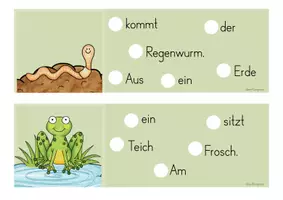 Vorschau - Stationenlernen - Purzelsätze/Schüttelsätze Frühling - Seite 3