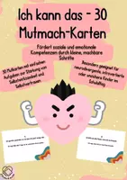 Vorschau - Bildkarten - Ich kann das - 30 Mutmachkarten - Deckblatt