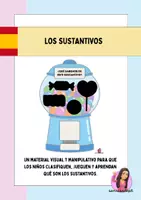 Vista previa - Refuerzo / NEE / Materiales de apoyo - LOS SUSTANTIVOS - Portada