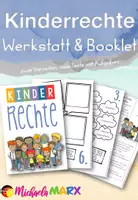Vorschau - Stationenlernen - Kinderrechte Stationen und Arbeitsblätter #silvesterknaller23 - Deckblatt