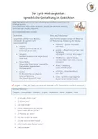 Vorschau - Arbeitsblätter - Lyrik-Werkzeugkasten : Sprachliche Gestaltung in Gedichten - Seite 1