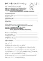 Vorschau - Arbeitsblätter - Dass oder das - Deckblatt