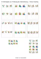 Vorschau - Fördermaterial/Inklusion - Materialpaket - 30 Klettmappen Wahrnehmung fördern - Seite 1