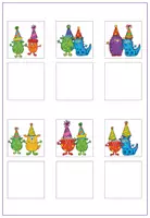 Vorschau - Fördermaterial/Inklusion - 6 Klettmappen wahrnehmung fasching - Seite 3