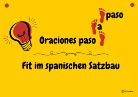 Vorschau - Arbeitsblätter - Fit im spanischen Satzbau - Oraciones paso a paso - Seite 1