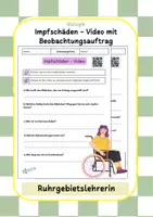 Vorschau - Arbeitsblätter - Impfschäden - Immunsystem Impfungen - Deckblatt