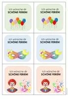 Vorschau - Bildkarten - Grußkärtchen für den Fasching/Karneval - Seite 1