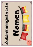 Vorschau - Fördermaterial/Inklusion - Zusammengesetzte Nomen: Legematerial / Aushang - Seite 3