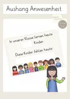 Vorschau - Poster - Aushang Anwesenheit - Deckblatt