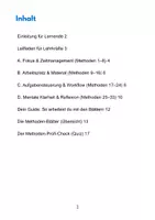 Vorschau - Arbeitsblätter - Methodenkoffer Lernorganisation - Seite 1