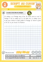 Aperçu - Feuilles d'exercices - Fiches copie script CP et CE1 - Page 3