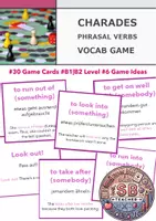 Vorschau - Spiele - Phrasal Verb Games (6 Ideas: Charades, Role Play, ...) (B1 Level) - Deckblatt