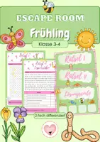Vorschau - Arbeitsblätter - Frühling - Deckblatt