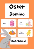 Vorschau - Spiele - DaZ Oster Domino - Wortschatz - Deckblatt