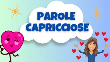 anteprima - Materiale di supporto/inclusione - PAROLE CAPRICCIOSE - Pagina di copertina