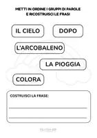 anteprima - Esercizi - Costruzione della frase: Ordina le parole - Pagina 2