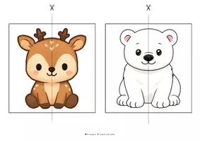 Vorschau - Spiele - Winter-Puzzle – Tiere im Winter entdecken - Seite 3