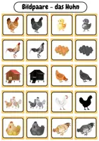 Vorschau - Spiele - Bildpaare finden - das Huhn | Henne & Küken - Seite 3