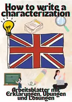 Vorschau - Arbeitsblätter - Englischunterricht: How to Write a Characterization - Charakterisierung ganz einfach - Deckblatt