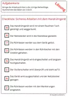 Vorschau - Spiele - Das Handrührgerät - Checkliste für die fachgerechte Nutzung (Nummerieren) - Seite 2