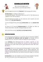 Vorschau - Merkblätter - Kriminalgeschichten Merkblatt - Seite 1
