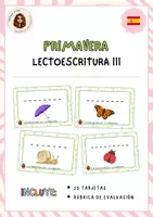 Vista previa - Hojas de trabajo - Primavera III - LECTOESCRITURA - Portada