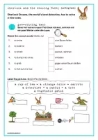 Vorschau - Arbeitsblätter - Sherlock and the missing rabbit - Seite 1