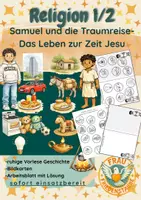 Vorschau - Arbeitsblätter - Samuel und die Traumreise- Das Leben zur Zeit Jesu Religion - Deckblatt