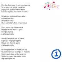 Vista previa - Hojas de trabajo - A la valenciana_cançóper omplir i sencera - página 1