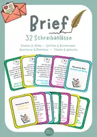 Vorschau - Aufgabenkarten - Brief schreiben - 32 Schreibanlässe - Seite 1