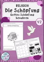 Vorschau - Arbeitsblätter - Mein Schöpfungsbuch - Gottes Schöpfung bewahren - Deckblatt