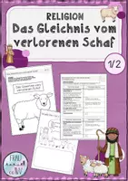 Vorschau - Unterrichtsreihen - Das Gleichnis vom verlorenen Schaf - Klasse 1 - Deckblatt