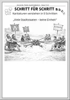 Vorschau - Arbeitsblätter - Antikes Griechenland Klasse 5 | Stadtstaaten Karikatur - Seite 1