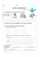 Vorschau - Arbeitsblätter - HSU-Probe Thema "Wasserkreislauf, Zustandsformen des Wassers, Wetter, Niederschlag" (Kl. 3/4) - Seite 2
