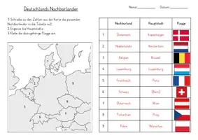 Vorschau - Arbeitsblätter - Deutschlands Nachbarländer - Seite 2