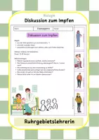 Vorschau - Arbeitsblätter - Impfen Diskussion - Immunsystem Impfungen - Deckblatt