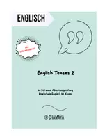 Vorschau - Arbeitsblätter - Englische Zeiten / English Tenses 2 (Prüfungsstil, mit Lösung) - Deckblatt