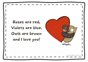 Vista previa - Manualidades / Dibujos para colorear - Valentine's Day - Poem & Craft Activity - página 1