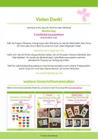 Vorschau - Mal- und Bastelvorlagen - Schneideübung: Muttertag - 5 einfache Lesezeichen - Seite 2