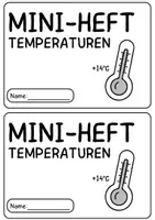 Vorschau - Arbeitsblätter - TEMPERATUREN Mini-Heft (Mathe Klasse 3-4) - Seite 3