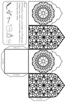 Vorschau - Mal- und Bastelvorlagen - Ramadan-Laternen Bastelmaterial | Zuckerfest Basteln - Seite 3