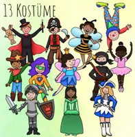 Vorschau - selbst erstellte Cliparts/Grafiken - Mega Paket Fasching / Karneval Clipart - Seite 1